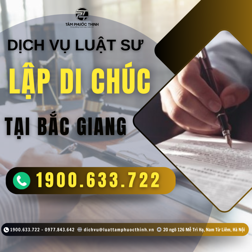 BAC GIANG DICH VU LUAT SU LAP DI CHUC