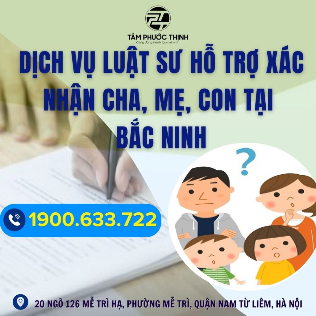 BAC NINH xac nhan cha me con