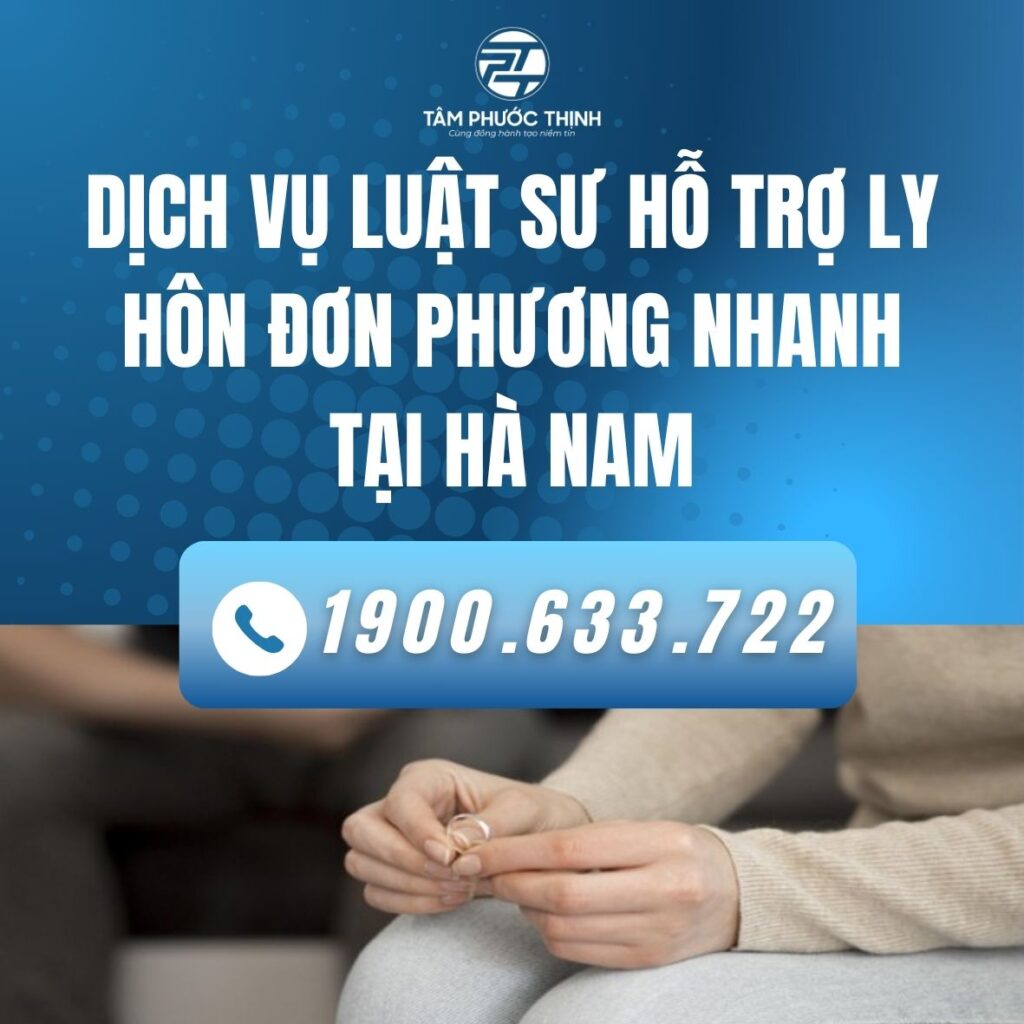 HA NAM dich vu LUAT SU Ly hon
