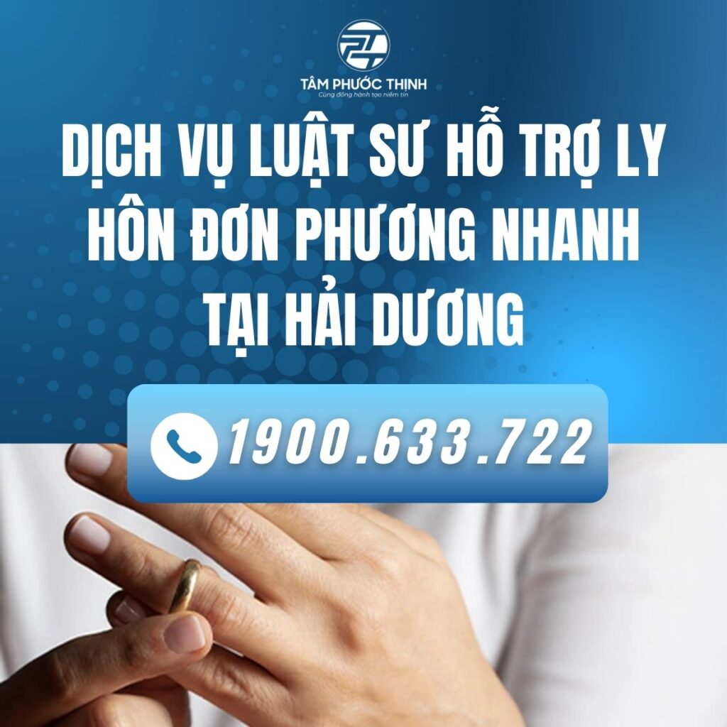 HAI DUONG dich vu LUAT SU Ly hon