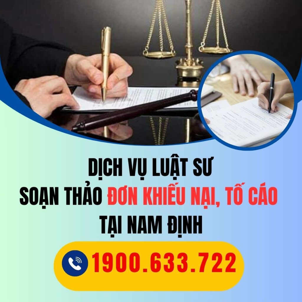 NAM DINH dich vu luat su soan thao don khieu nai toi cao