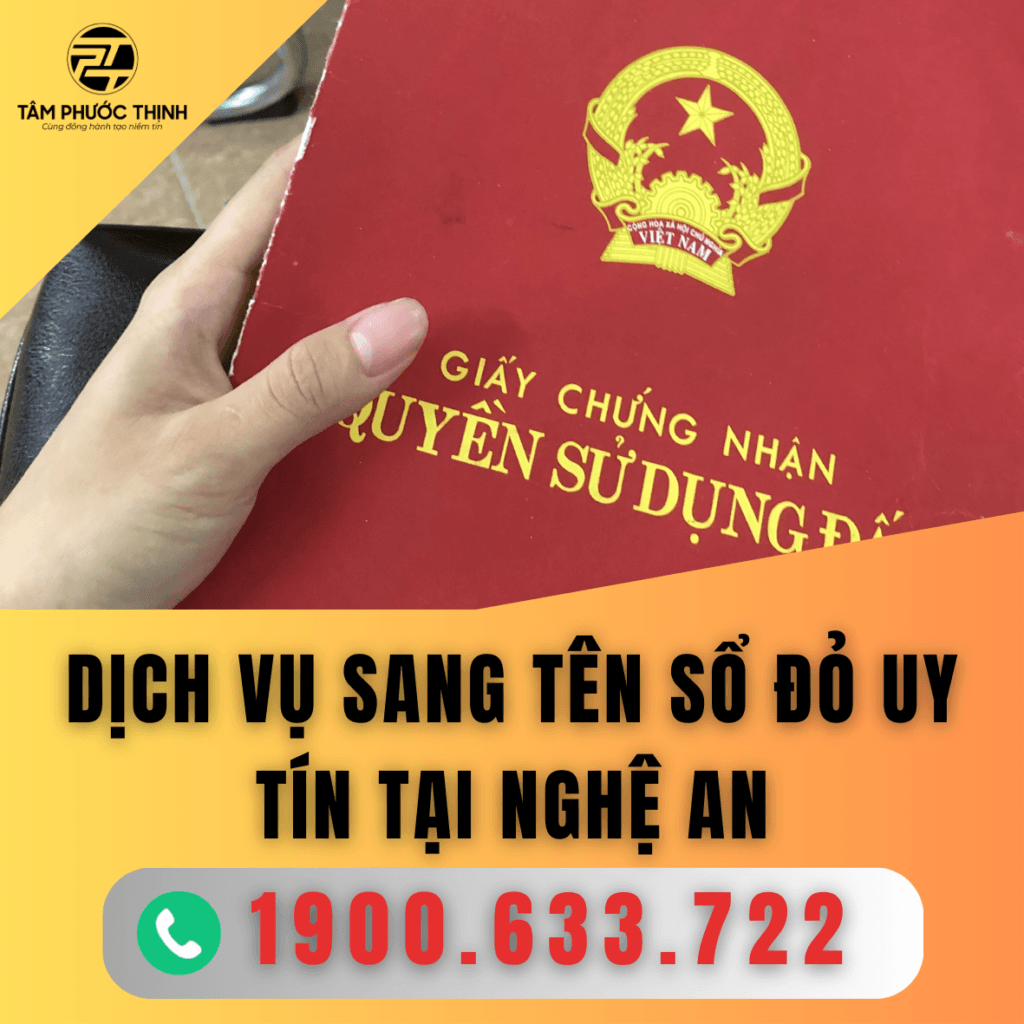 Dịch Vụ 1 NGHE AN DICH VU SANG TEN SO DO UY TIN
