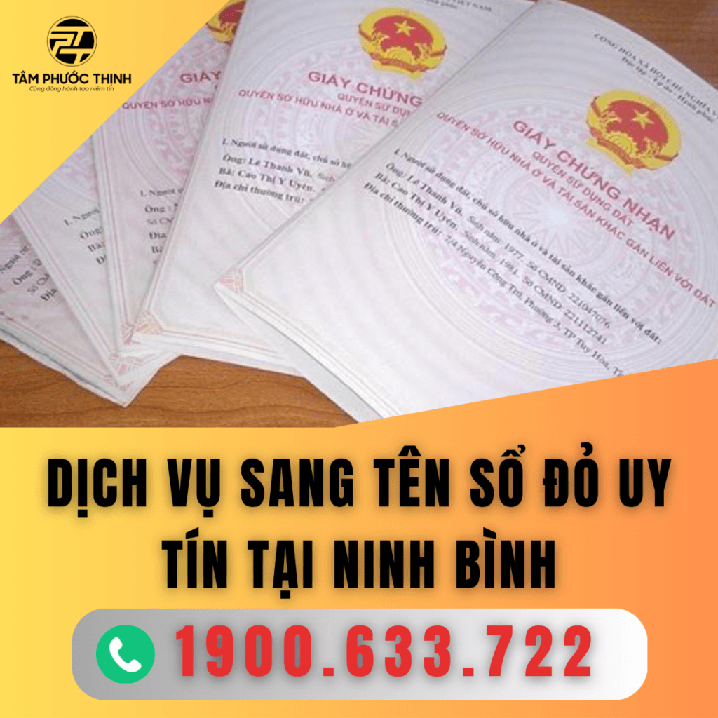 NINH BINH DICH VU SANG TEN SO DO UY TIN