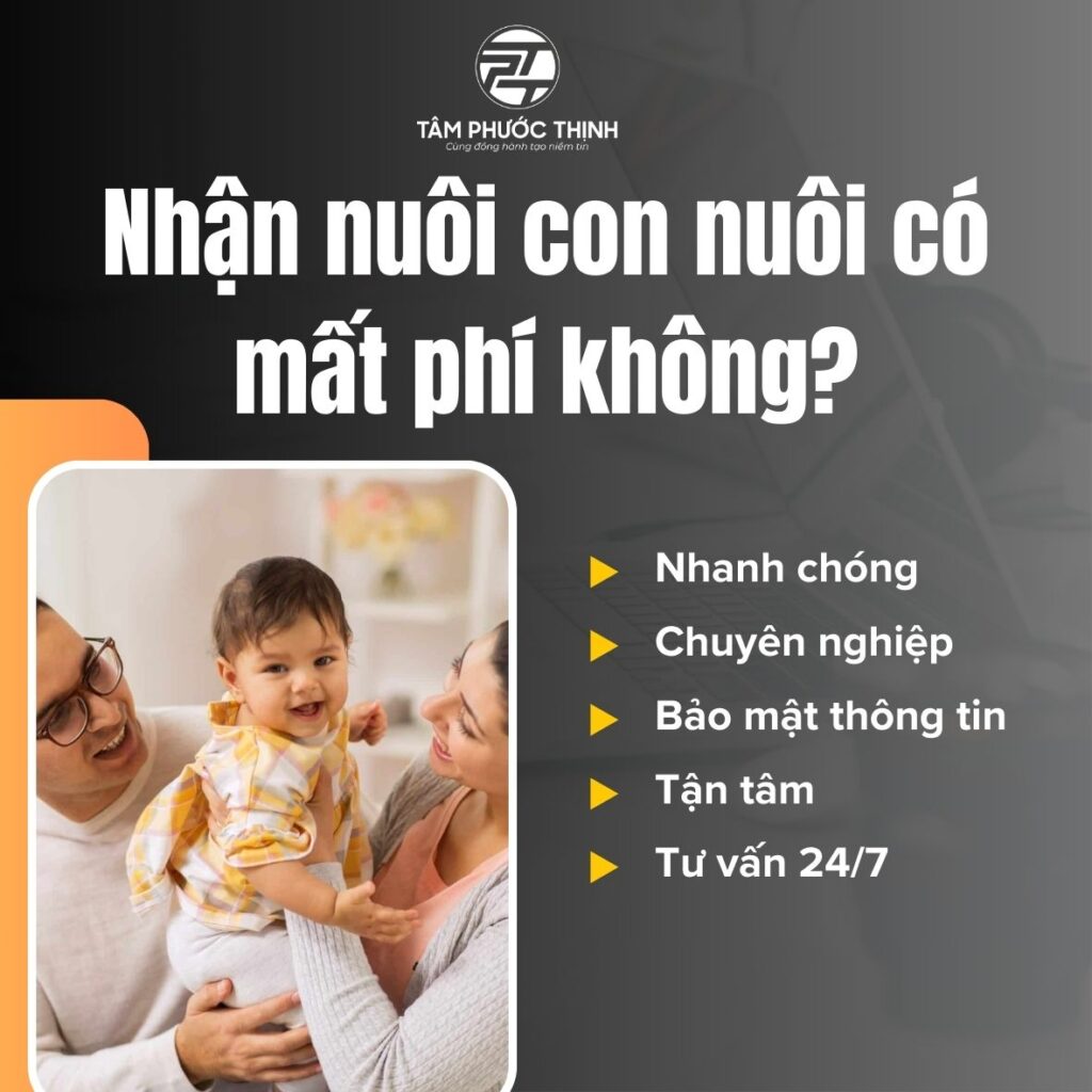 Nhan nuoi con nuoi co mat phi khong