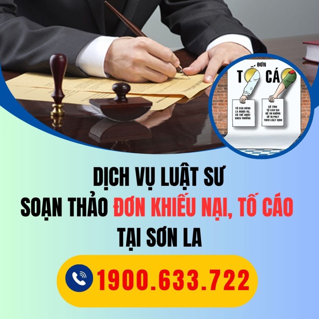 SON LA dich vu luat su soan thao don khieu nai toi cao