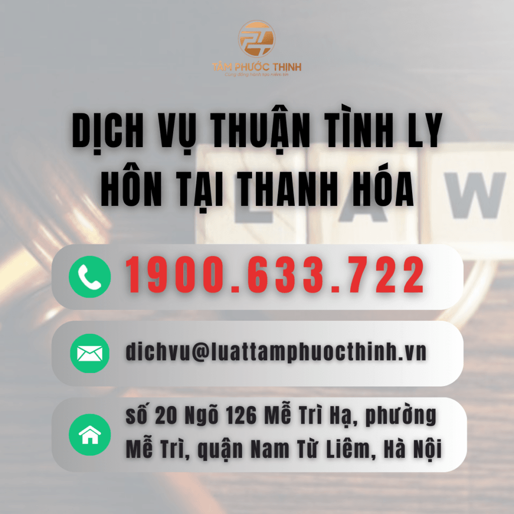 THANH HOA DICH VU THUAN TINH LY HON