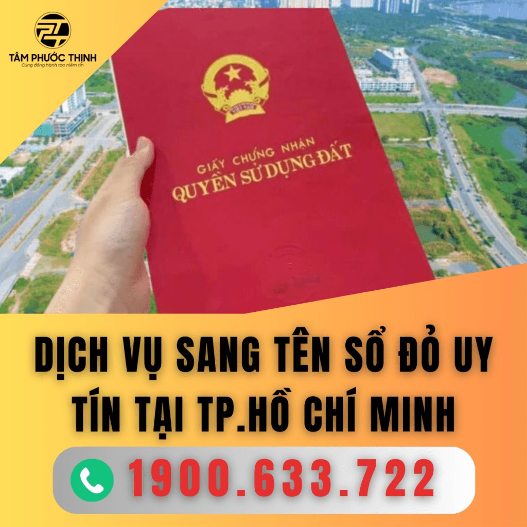 Dịch Vụ 1 TP.HO CHI MINH DICH VU SANG TEN SO DO UY TIN