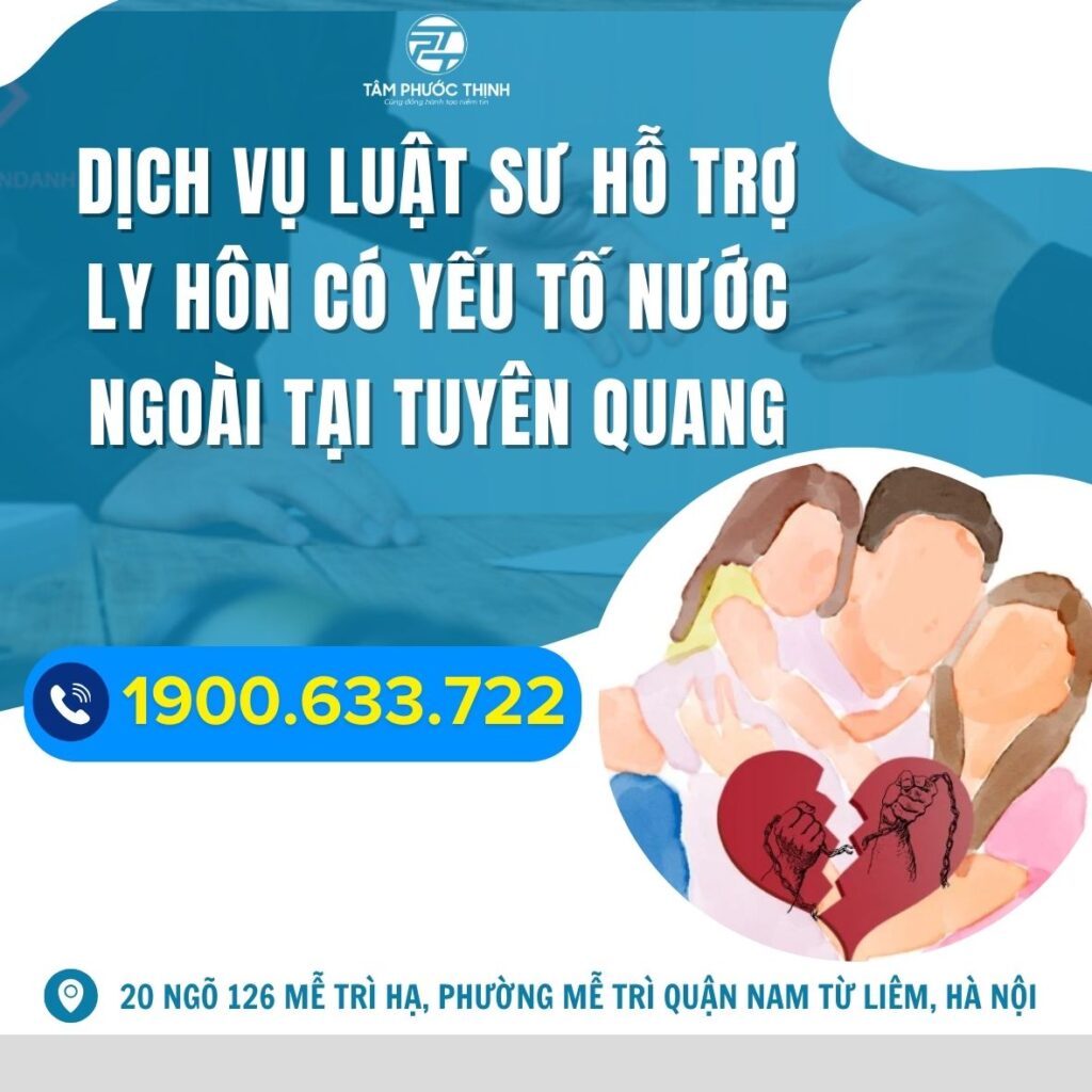 TUYEN QUANG luat su tu van thu thu tuc ly hon khi vo chong di tu