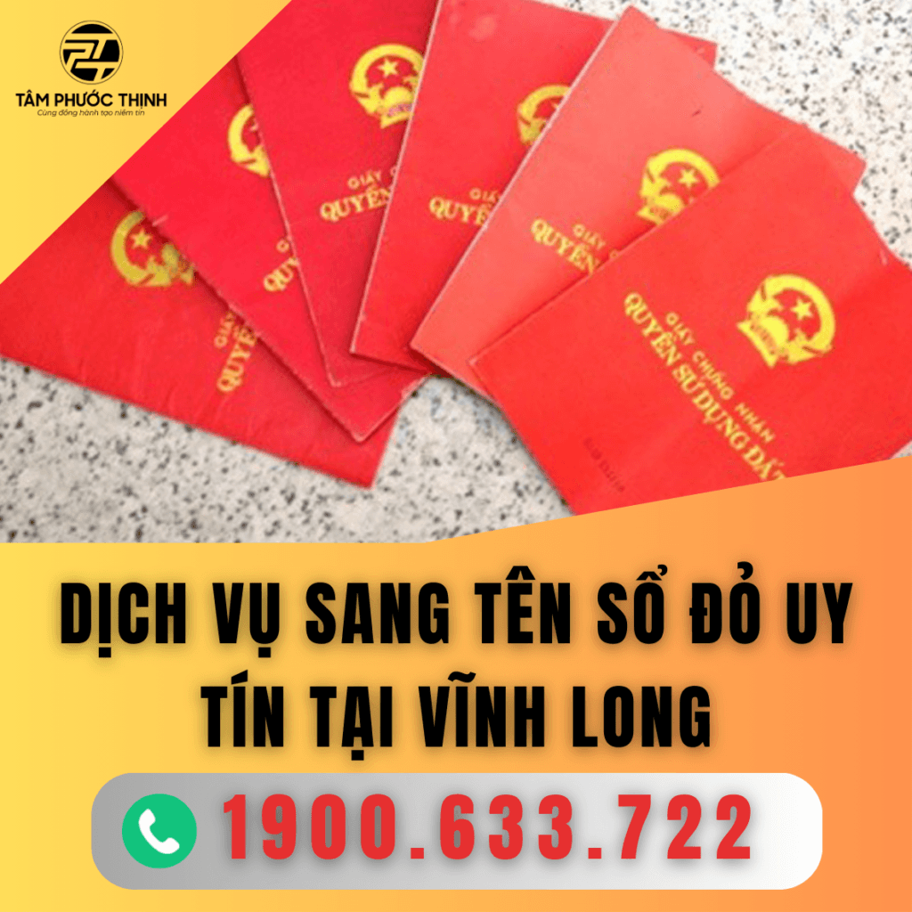 Dịch Vụ 1 VINH LONG DICH VU SANG TEN SO DO UY TIN