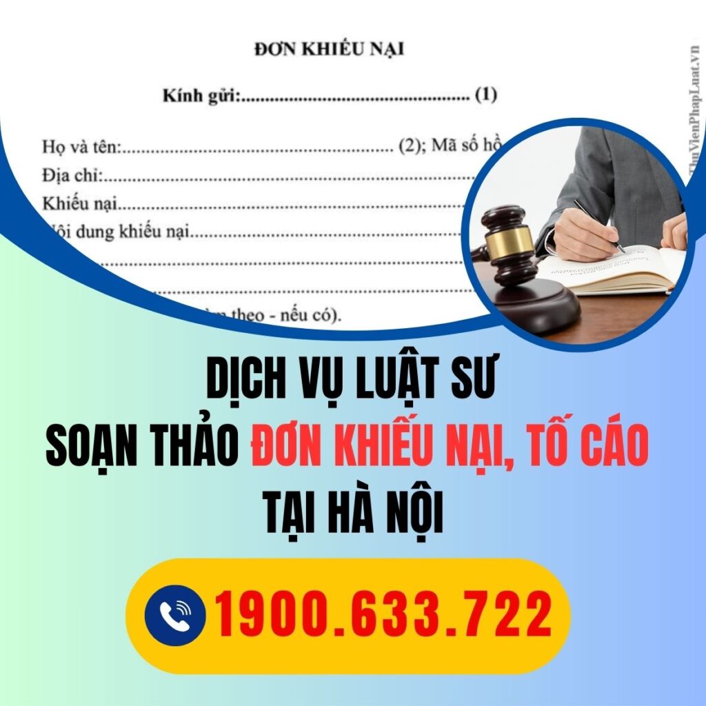 dich vu luat su soan thao don khieu nai toi cao