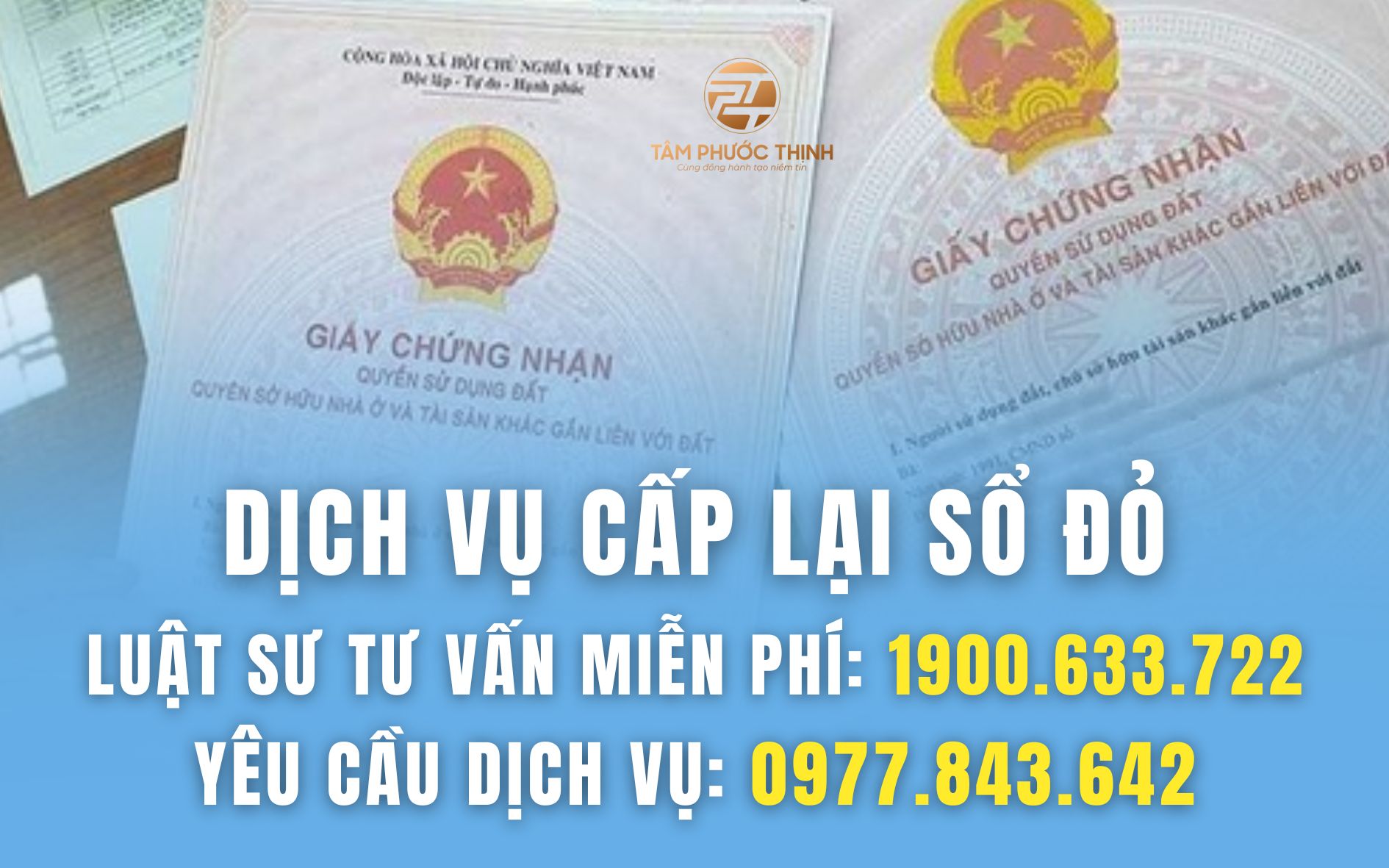 tư vấn thủ tục cấp lại sổ đỏ