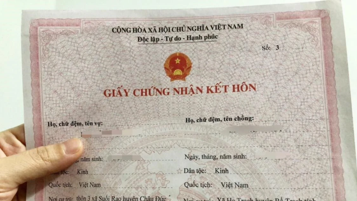 Thời hạn cải chính, sửa đổi giấy đăng ký kết hôn mới nhất 1 thời hạn cải chính sửa đổi giấy đăng ký kết hôn