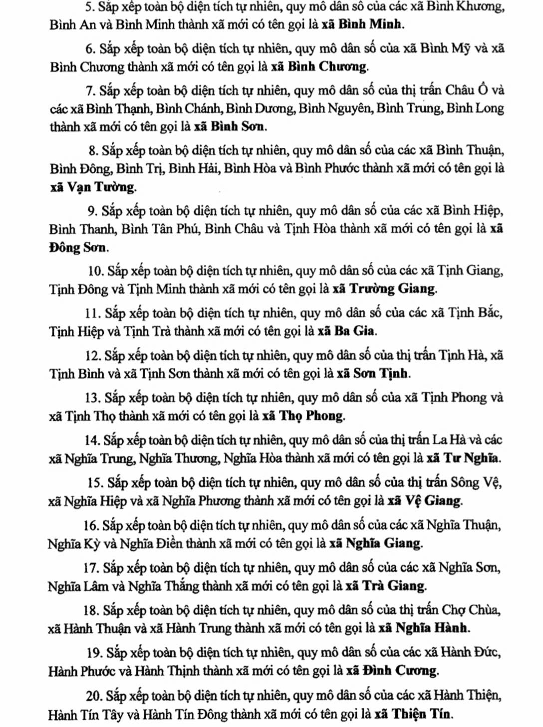 Danh sách 96 Xã, Phường Tỉnh Quảng Ngãi sau sáp nhập 3 Danh sách 96 Xã Phường Tỉnh Quảng Ngãi sau sáp nhập