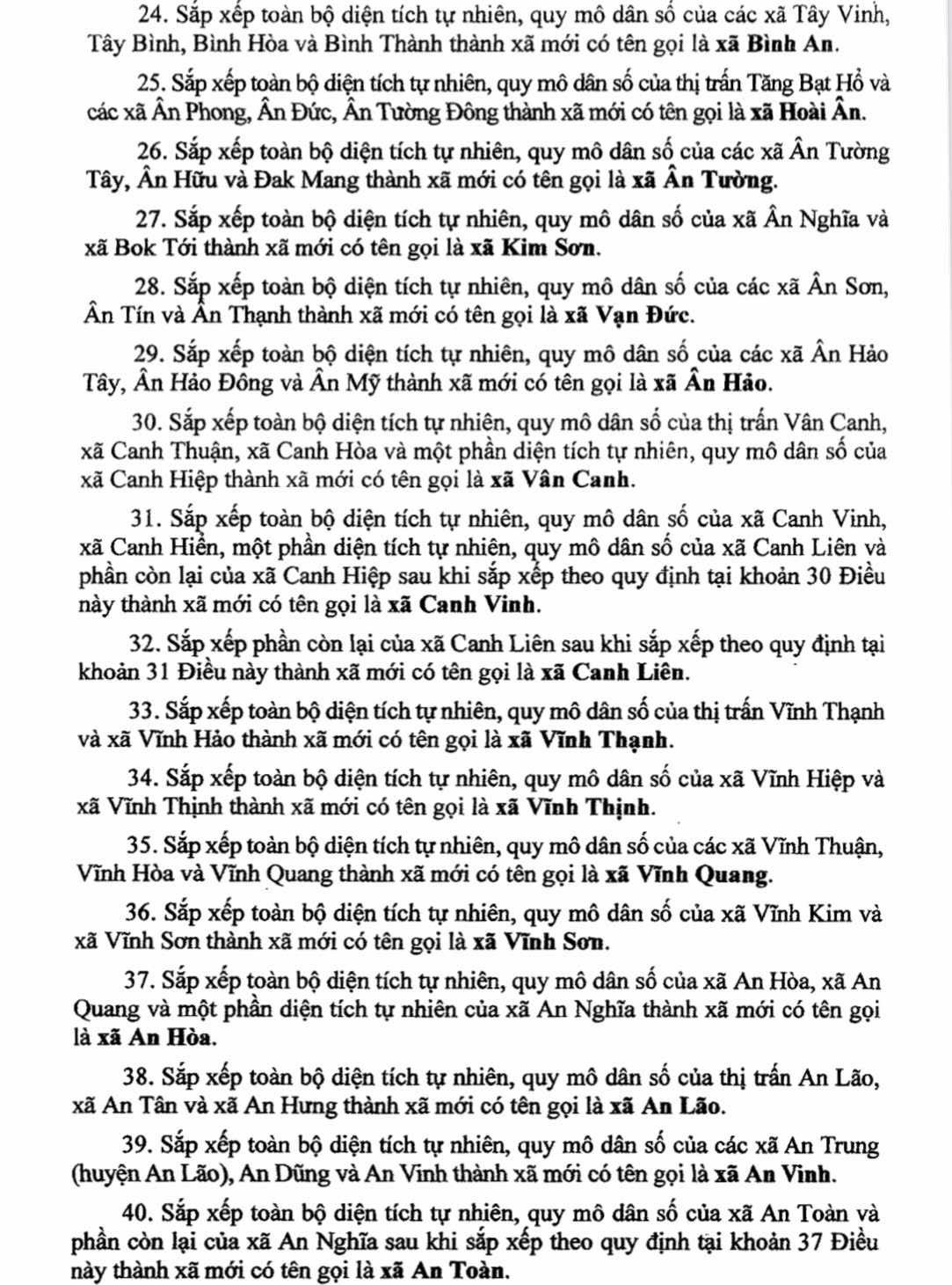 Danh sách 135 Xã Phường Tỉnh Gia Lai sau sáp nhập