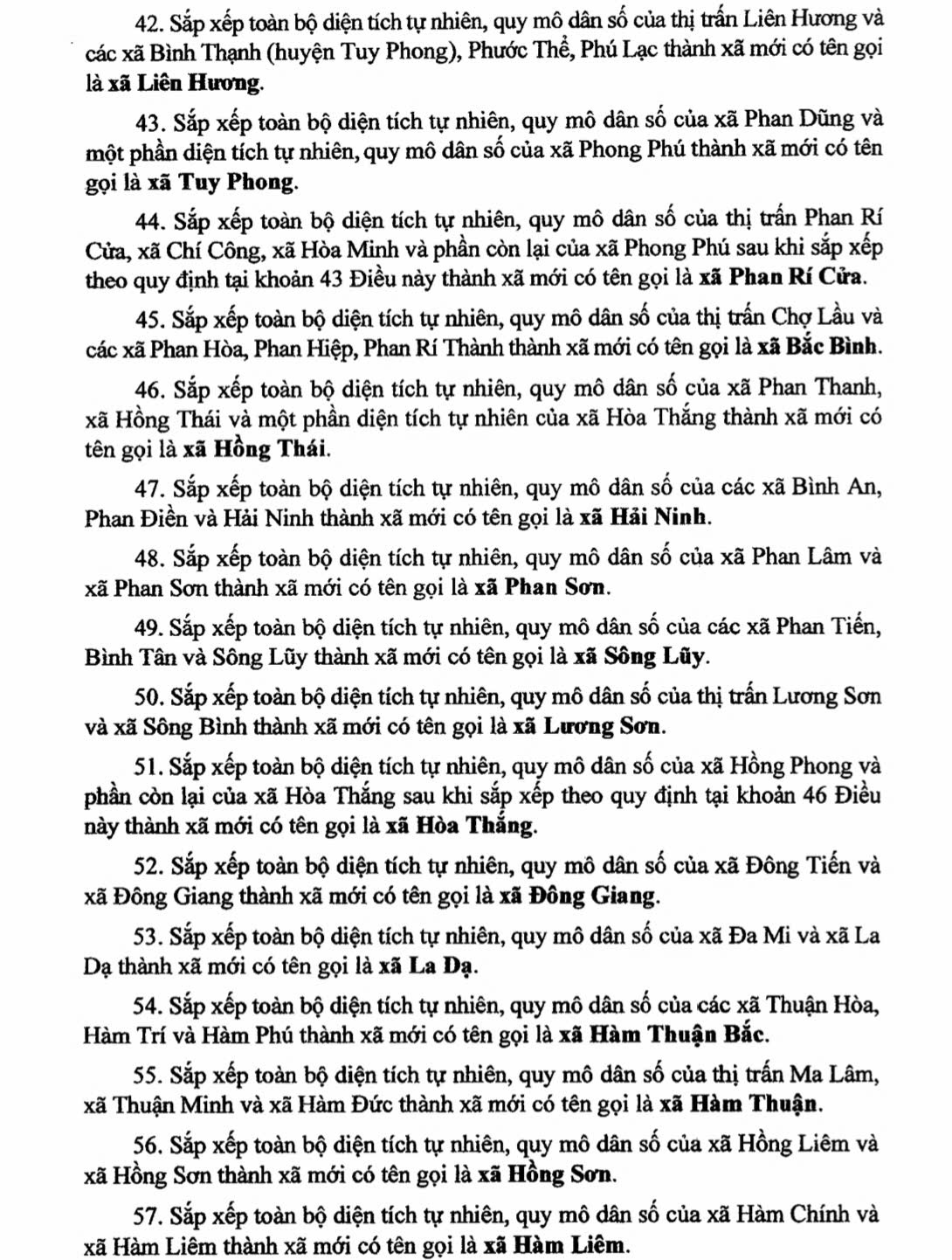 Danh sách 124 Xã Phường Tỉnh Lâm Đồng sau sáp nhập