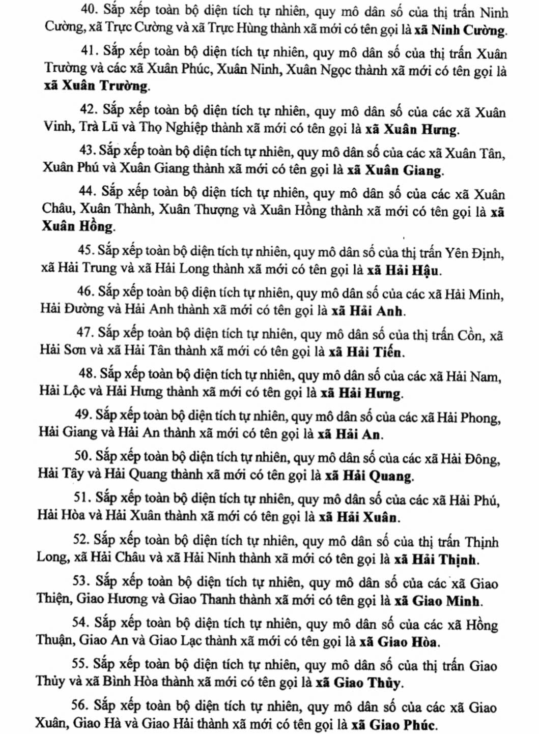 Danh sách 129 Xã Phường Tỉnh Ninh Bình sau sáp nhập