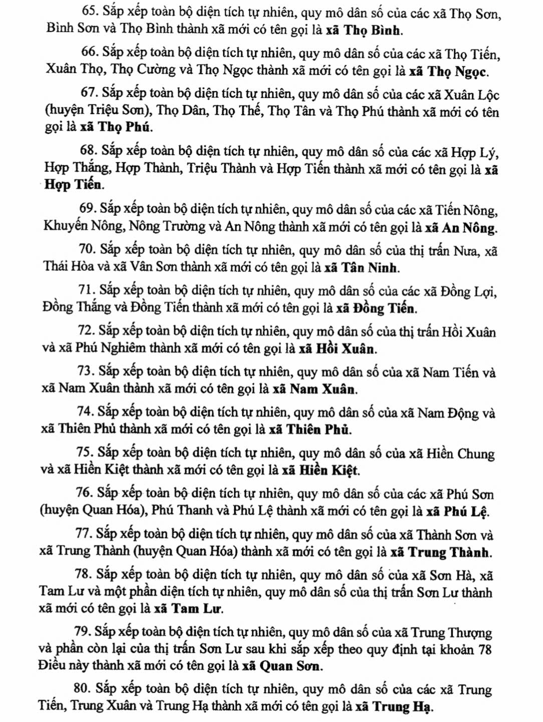 Danh sách 166 Xã, Phường tỉnh Thanh Hóa sau sáp nhập 7 Danh sách 166 Xã Phường tỉnh Thanh Hóa sau sáp nhập