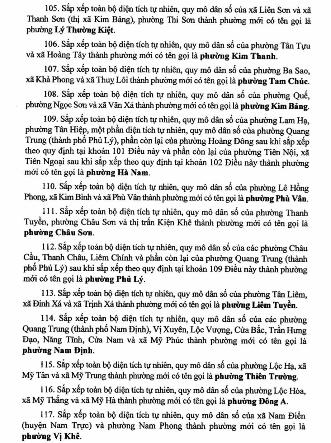 Danh sách 129 Xã Phường Tỉnh Ninh Bình sau sáp nhập