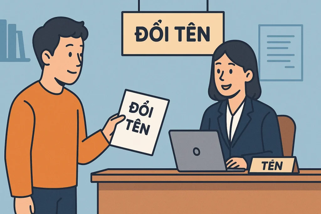 Dịch Vụ 3 thủ tục đổi họ tên cần giấy tờ gì