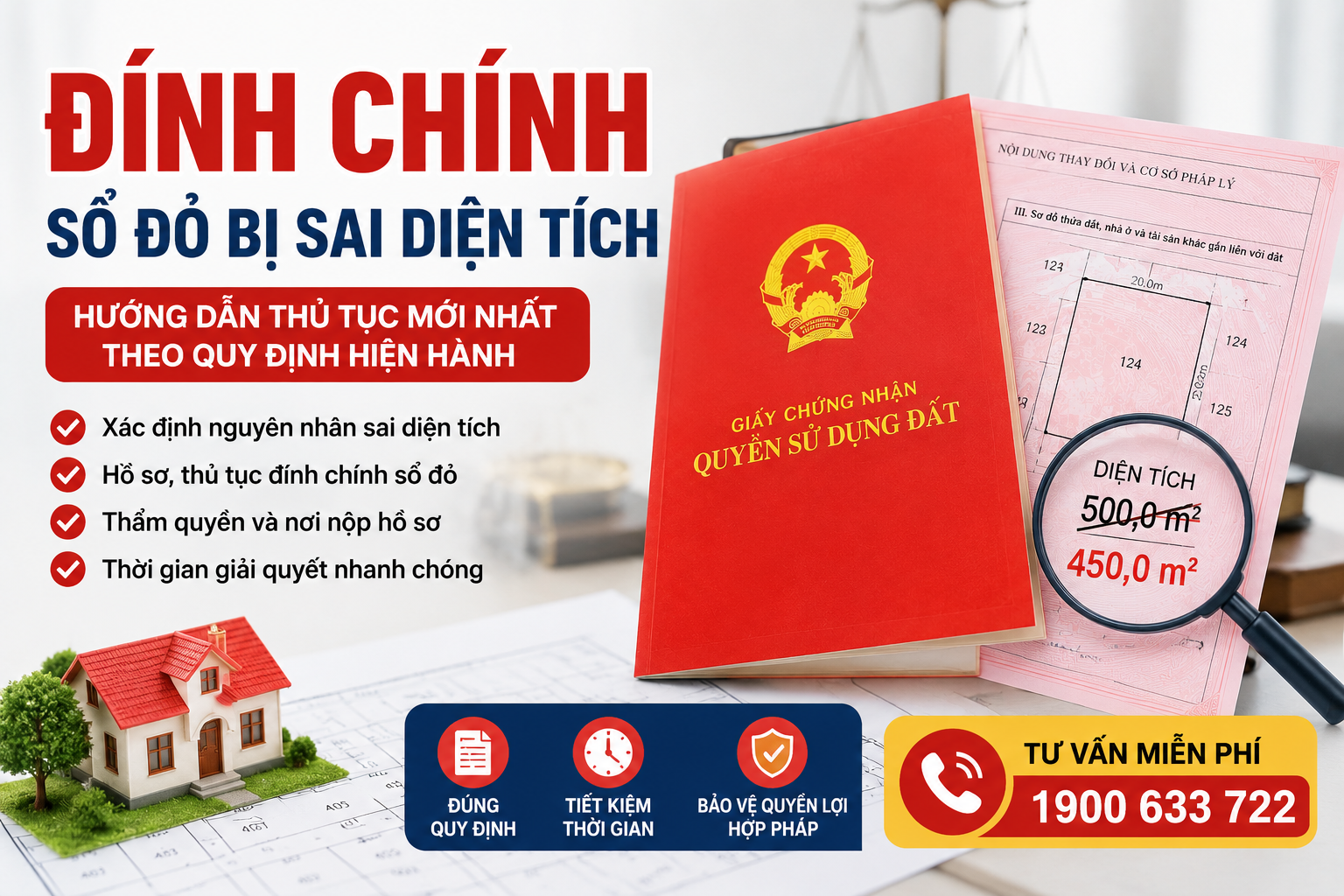 Diện tích đất trên sổ đỏ bị sai phải làm gì